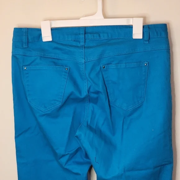 Monroe & Main Capri pants Blue Size 14 - Picture 6 of 9